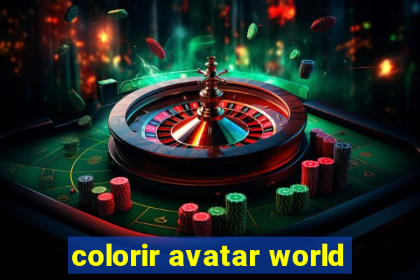 colorir avatar world